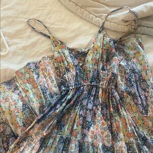 Floral Spaghetti Strap Dress